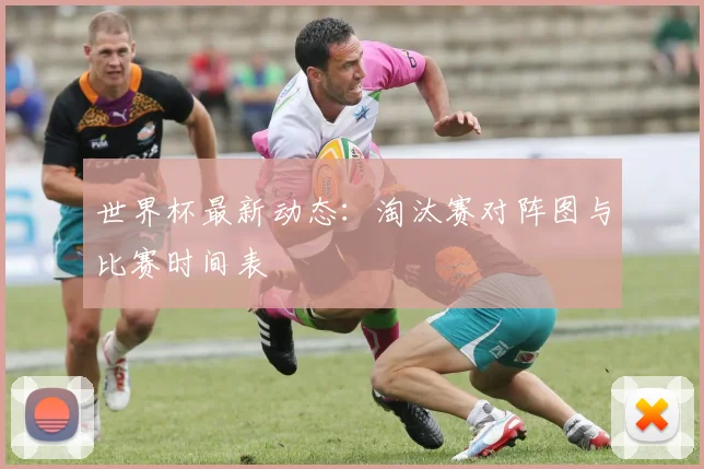 世界杯最新动态:淘汰赛对阵图与比赛时间表